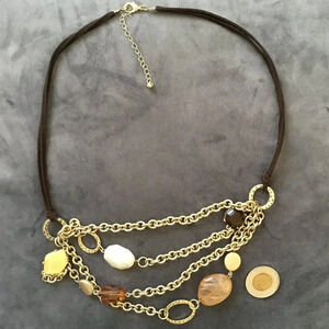 multi-layered chain necklace  , Bohemian | Eclectic | Handmade